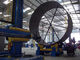 Fabrikasi Tangki 40T Fixed SAR Welding Turning Rolls Rubber Wheel 415V