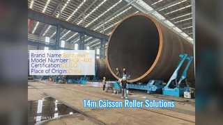 Tempat Tidur Rol Diameter 14m Ronniewell untuk Caissons Hisap