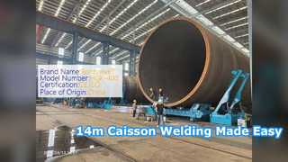 Tempat Tidur Rol Diameter 14m Ronniewell untuk Caissons Hisap