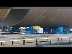 Pemasangan Menara Angin Lepas Pantai Perakitan Pengelasan tempat tidur rol rotator