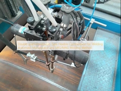 Platform ganda tipe ganda Kombinasi fleksibel untuk pengelasan Manipulator otomatis dan metode pengelasan MIG / MAG