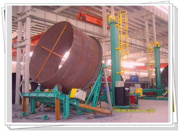 Rotasi Rotasi Akurat Adjustable Turning Roll Untuk Wind Tower Flange Auto Welding