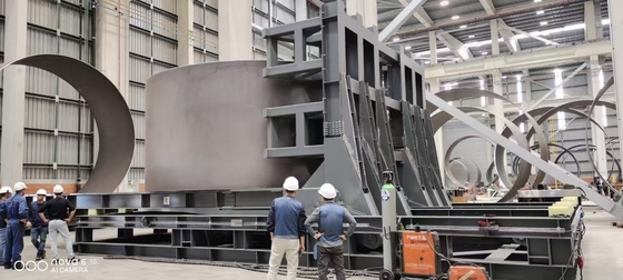 60T mesin membalik Solusi Flipping Ultimate untuk lini produksi menara angin