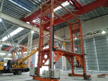 Manipulator Las Gantry Trolley Bermotor Untuk Jalur Monopile Offshore Tower