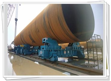 Outdoor 2000T Fit Up Welding Rotator Dengan Trolley Bermotor