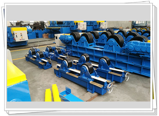 Self Centering Stepless 5t Pipe Welding Rotator Roda Karet