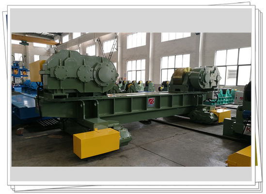 700t Tank Tower Pipe Welding Rotator Melintasi Roda Baja Kereta