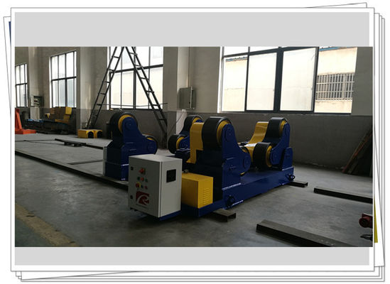 Fabrikasi Tangki 40T Fixed SAR Welding Turning Rolls Rubber Wheel 415V