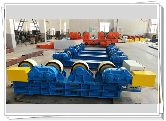 Roda Karet 30t Fixed Welding Turning Roll Dengan Pedal Kaki