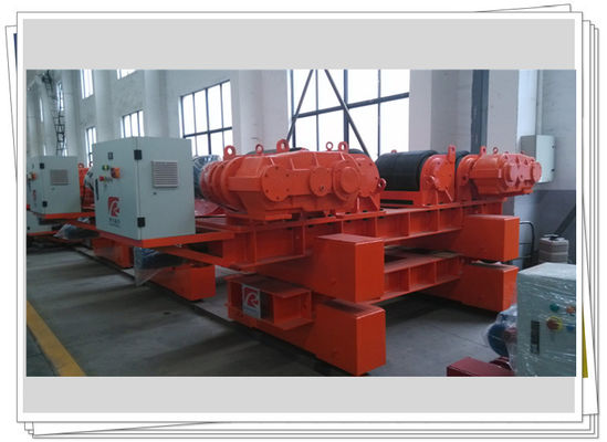 Melintasi 200T Roller Pengelasan Pipa Konvensional Tangki Roda Karet Turning Roller