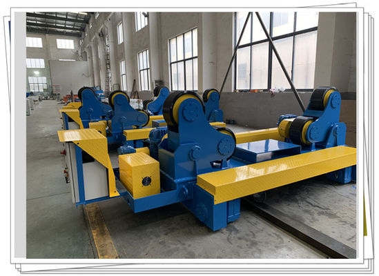 Rotator Pengelasan Tangki Peluru Kilang 80t Melintasi Kapal Minyak dan Gas SAR Turning Roll
