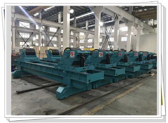 Menara Angin Lepas Pantai 150t Movable Welding Turning Roller Rubber Wheel