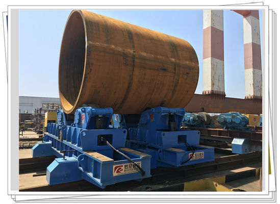 Offshore Foundation Pin Piles Welding Turning Roller Dengan Roda Baja