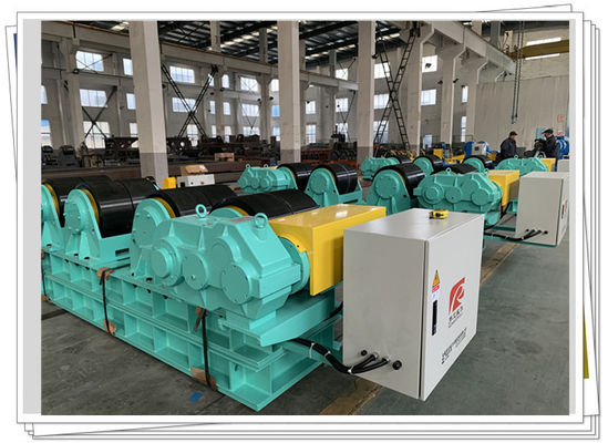 Kontrol Alas Rotator Pengelasan Pipa CE Polyurethane 150t