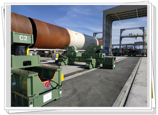 1000t Fit Up Welding Rotator Lini Produksi Menara Angin Lepas Pantai
