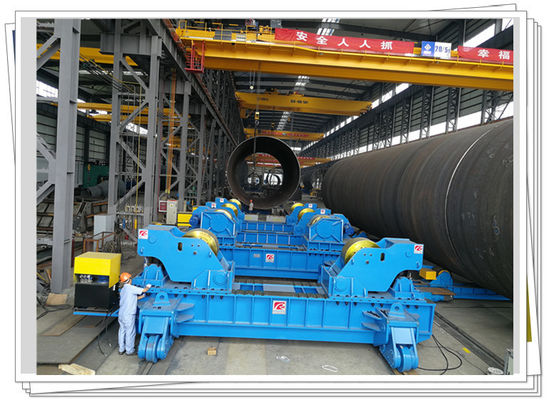 1200t Growing Welding Rotator Monopile Foundation Fabrikasi Line