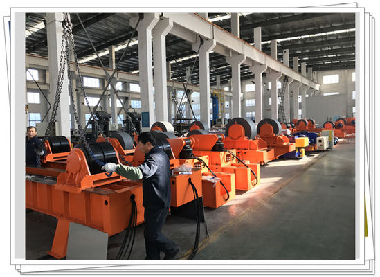 Turbin Angin Lepas Pantai 600t Assembly Welding Turning Roll Monopile Foundation