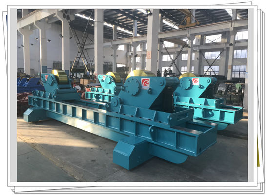 Rakitan Bagian Menara Angin, Sesuaikan Rotator Traverse Hidrolik 250T Turning Roll