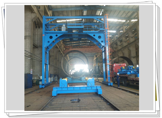 Bagian Menara Tubular Fabrikasi 8m Gantry Welding Platform Stasiun Bersama Multi Melingkar