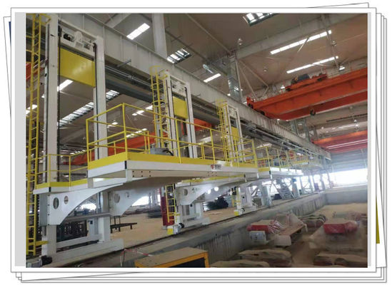 Bagian Tubular Melintasi SAW Welding Manipulator 5m Cantilever Welding Platform
