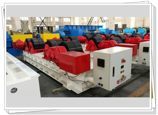 Karet Ban Rotator Pengelasan Konvensional Fixed Turning Roller Bed 60t Tank Vessel