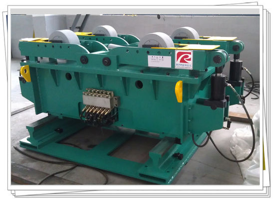 Vessel Fit Up Rotator Automatic Welding Line Tank Assembly Turning Rolls Hidrolik Fleksibel