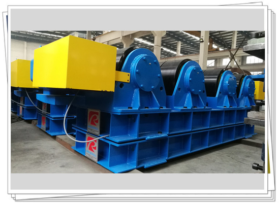 Tangki Roda Karet 100t Welding Turning Roll Speed ​​Adjustable